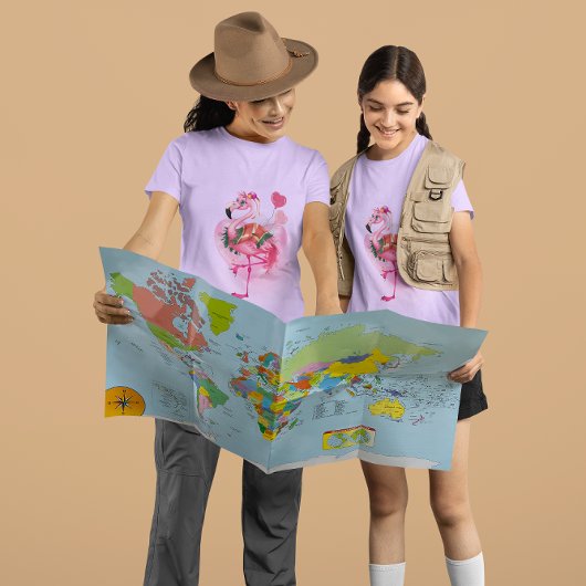 T-shirt Amateurs de flamands roses