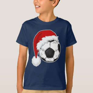 T-shirt Amateurs de football design chemise de Noël Joueur