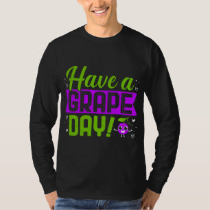 T-shirt Amateurs De Fruits De La Journée Du Raisin