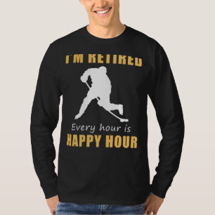 T-shirt Amateurs de hockey à la retraite Happy Hour Tee - 