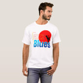 T-shirt Amateurs de jazz et de blues (Devant entier)