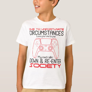 T-shirt Amateurs De Jeux Poser Mon Contrôleur Drôle Joueur