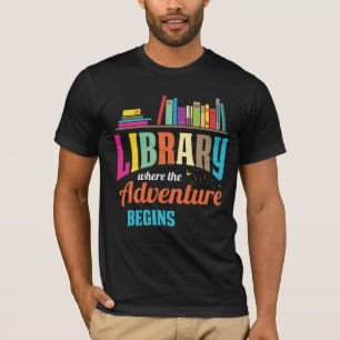 T-shirt Amateurs de livres Lecteur de bibliothèque