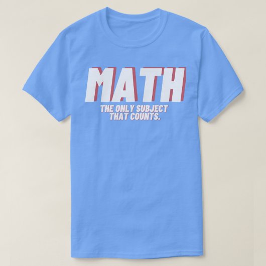 T-shirt Amateurs de mathématiques Math Enseignant drôle (Design devant)