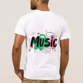T-shirt Amateurs de musique (Dos)