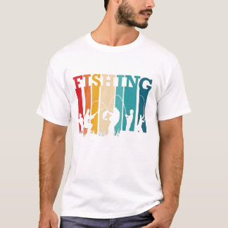 T-shirt Amateurs de pêche aux couleurs