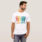 T-shirt Amateurs de pêche aux couleurs (Devant entier)