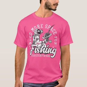 T-shirt Amateurs de pêche d'astronautes amusants J'ai beso
