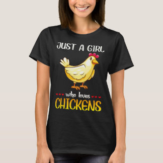 T-shirt Amateurs de poulets Propriétaires de poulets Juste