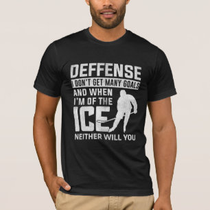 T-shirt Amateurs de sport du joueur de hockey sur glace
