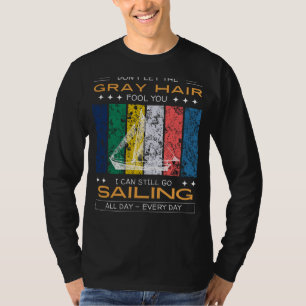 T-shirt Amateurs de voile Tee - Cheveux gris, Eperon de me