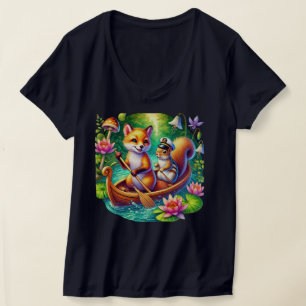 T-shirt Amateurs d'écureuils de renards mignons