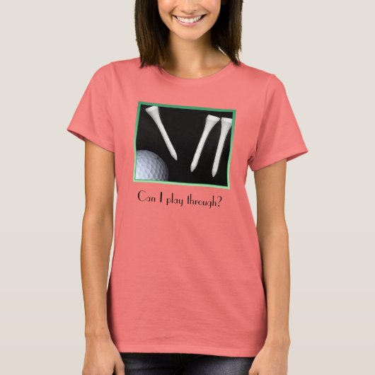 T-shirt Amateuse de golf (Devant)