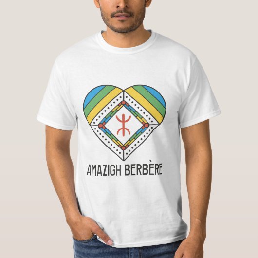 T-SHIRT AMAZIGH BERBERE SYMBOLE  (Devant)