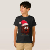 T-shirt Amazing Pudding Look With Christmas Hat  (Devant entier)