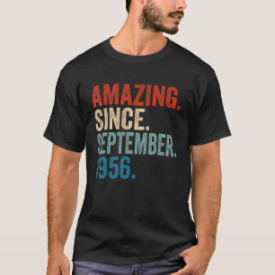 T-shirt Amazing Since Septembre 1956