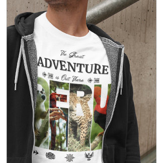 T-shirt Amazonas Pérou | Jaguar, forêt tropicale, jungle,