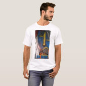 T-SHIRT AMAZONE BLEUE (Devant entier)
