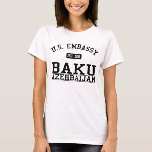 T-shirt Ambassade Bakou, Azerbaïdjan