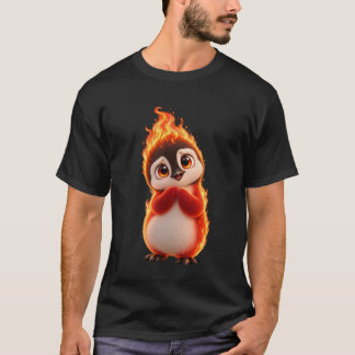 T-shirt Amberlicieux Manchot de Feu