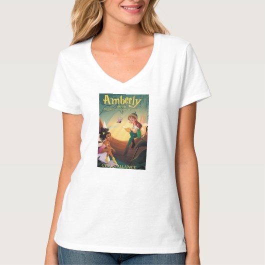 T-shirt Amberly et le secret des guerriers des fées (Devant)