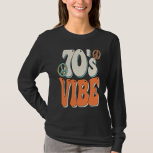 T-shirt Ambiance 70 Costume 70 Groovy Paix Hippie Années 7