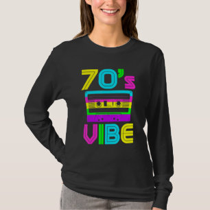 T-shirt Ambiance 70 Musique Vintage Années 70 Fête Costume