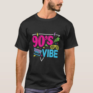 T-shirt Ambiance 90 Néon Rétro