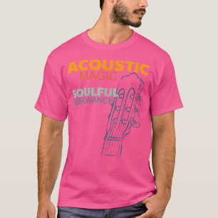 T-shirt Ambiance Acoustique Soulful Résonance Line Art De