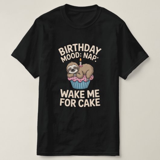 T-shirt Ambiance Anniversaire : Nap - Réveillez-Moi Pour L (Design devant)