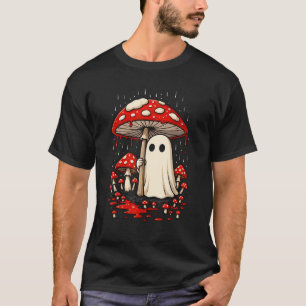 T-shirt Ambiance Cottagecore Halloween Fantôme Champignon