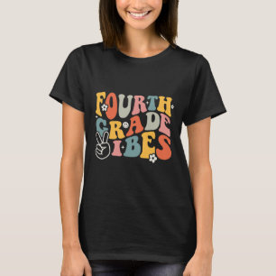 T-shirt Ambiance de classe - Équipe de 4e année Rétro 1er