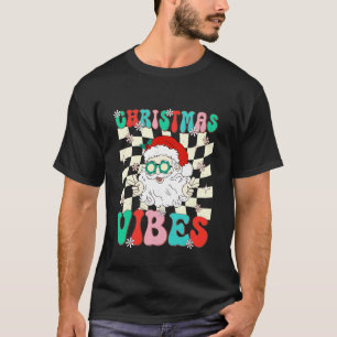 T-shirt Ambiance de Noël Groovy Père Noël Noël Tapis de fa