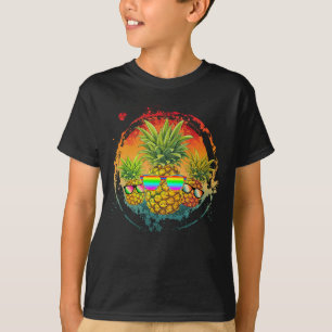 T-shirt Ambiance d'été drôle à l'ananas