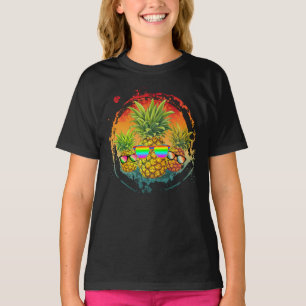 T-shirt Ambiance d'été drôle à l'ananas