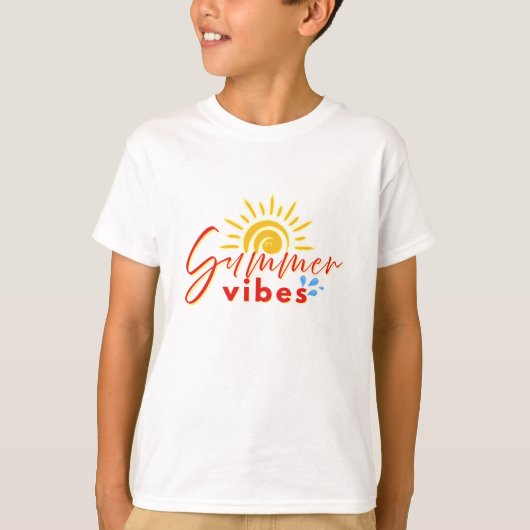 t-shirt "ambiance estivale" (Devant)