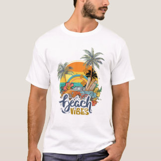 T-shirt ambiance plage été