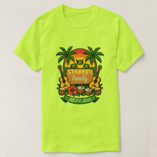 T-Shirt ambiance réunion de famille jamaïcaine