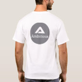 T-shirt ambitieux (Dos)