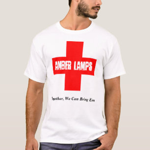 T-shirt ambre de lampes