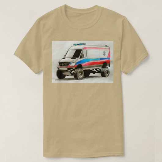 T-shirt Ambulance (Design devant)