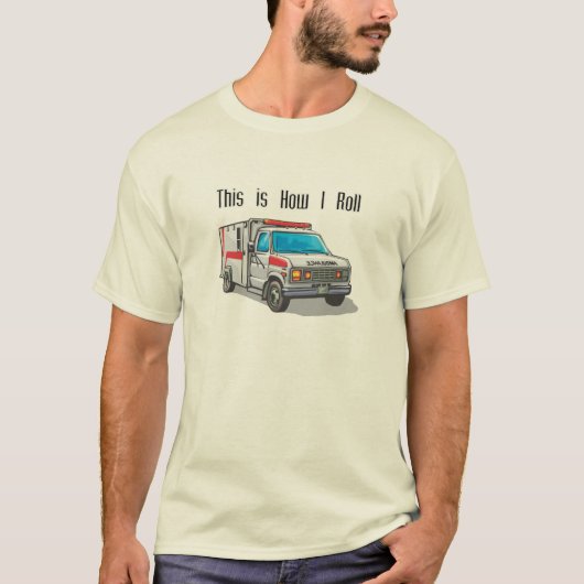 T-shirt Ambulance à ma façon (Devant)