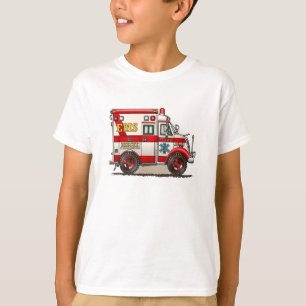 T-shirt Ambulance de camion de boîte