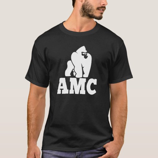T-shirt AMC - Apes Ensemble Fort - Hodl Stock À La Moo (Devant)