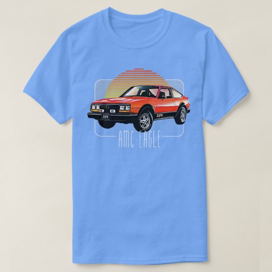 T-shirt AMC Eagle Retro Classic Lover Design 1 (Design devant)