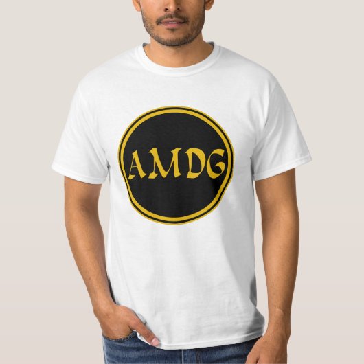 T-SHIRT AMDG (Devant)