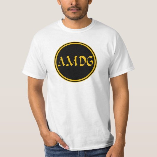 T-SHIRT AMDG (Devant)