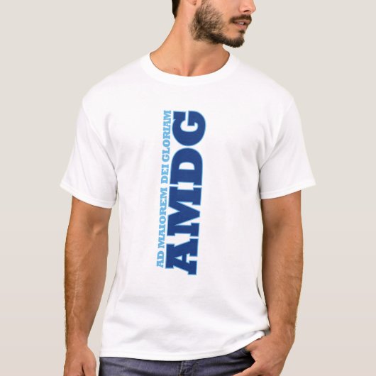 T-shirt AMDG - Ad Maiorem Dei Gloriam (Devant)