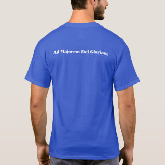 T-shirt AMDG bleu