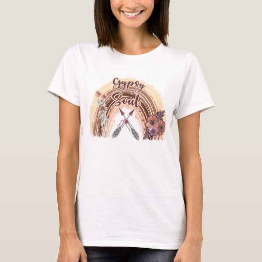 T-shirt Âme Bohème Gitane (Devant)